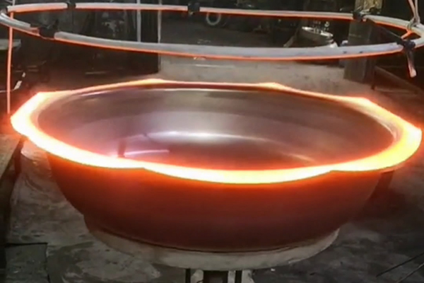 高頻退火機(jī)直徑900mm的盤(pán)口退火拉伸