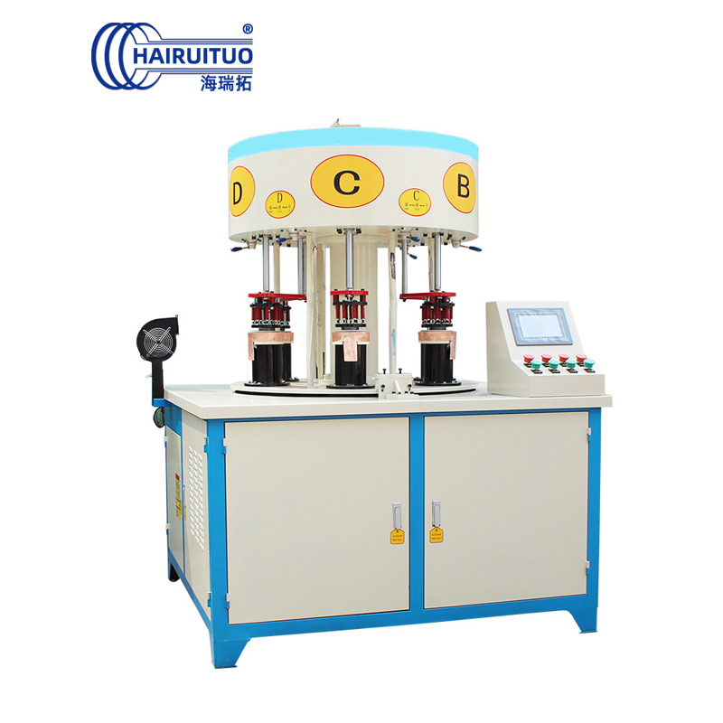 Six-station automatic brazing machine-small household appliances, catering pot welding-heating plate high-frequency brazing machine