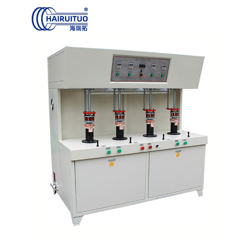 Heating plate high frequency brazing machine - four-station high frequency welding machine