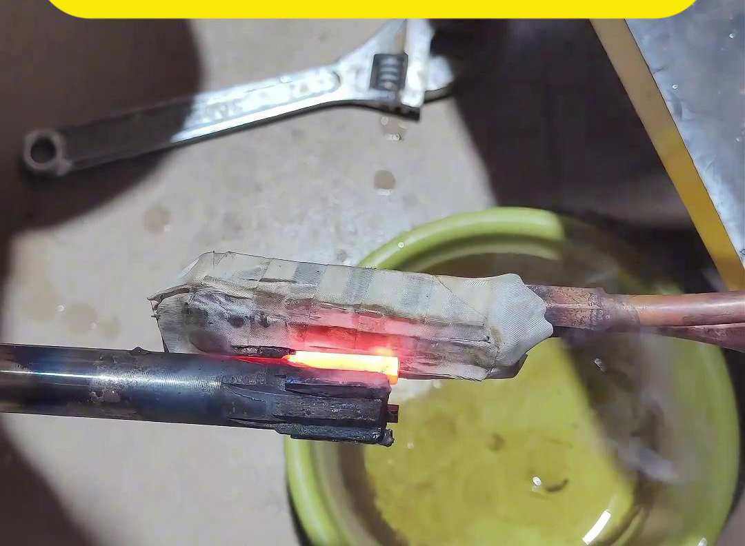 相比火焰焊接，高頻焊接機在焊接合金刀頭方面具有更高的效率