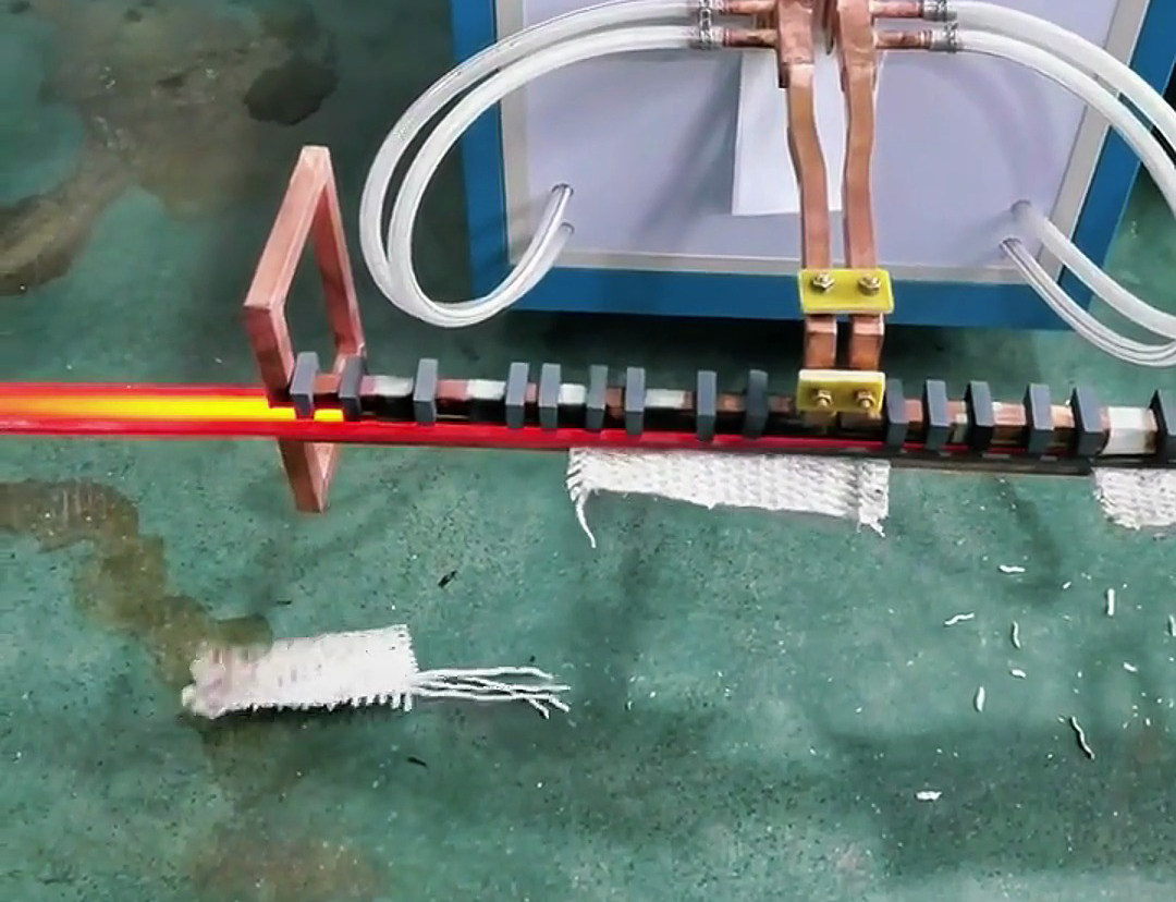 大型方鋼退火折彎，高頻機(jī)可行嗎？答案是可以！小方鋼演示看流程，方案需按需定制(圖3)