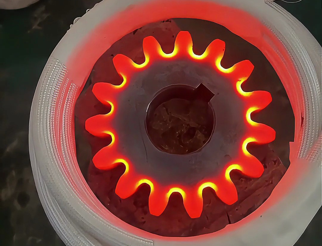 海瑞拓 60kW 高頻加熱淬火機(jī)齒輪試樣實(shí)測：80mm 齒輪邊牙硬度達(dá)標(biāo) 50HRC，數(shù)據(jù)說話！