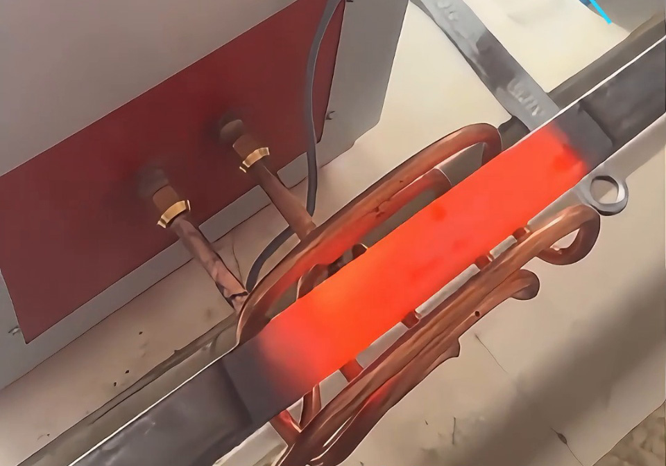 大型方鋼退火折彎，高頻機(jī)可行嗎？答案是可以！小方鋼演示看流程，方案需按需定制