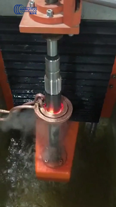 高頻淬火機(jī)床對軸淬火