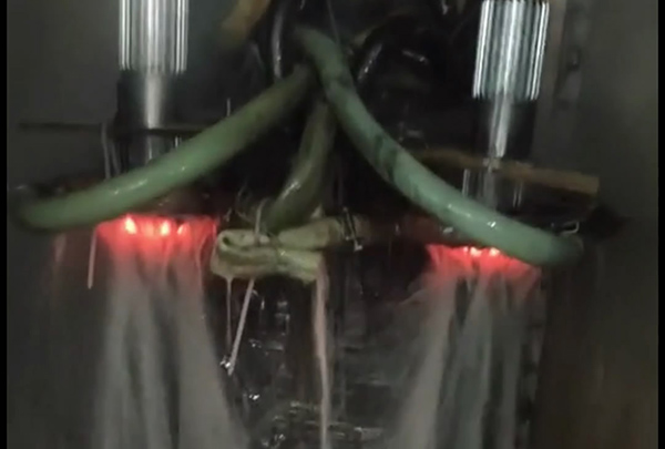 雙工位高頻淬火機(jī)床淬火過程
