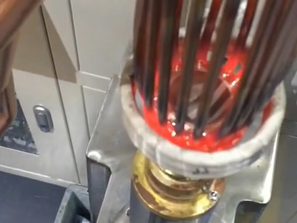 分配器銅管高頻焊接，在線焊接銅管 省時省力省人工