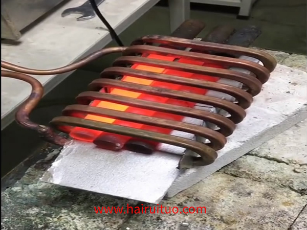 高頻淬火設備制造商感應加熱快速退火時冷拉材料直徑的變化